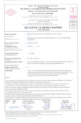 MUAYENE VE DENEY RAPORU